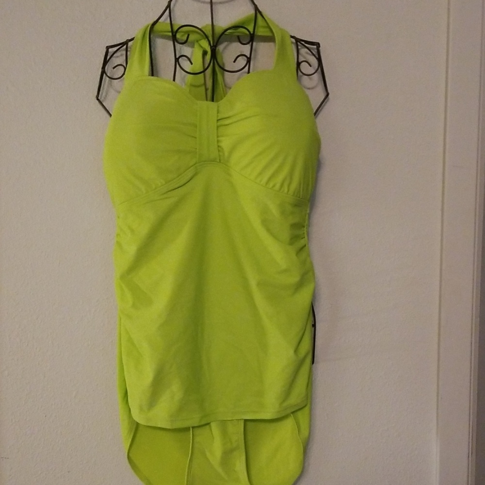 Esmara Neon Green One-Piece Swimsuit